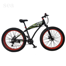 Steel Frame 4.0 new design steel fat bike/china 26 inch fat tire foldable snow bicycle/double disk disc brake